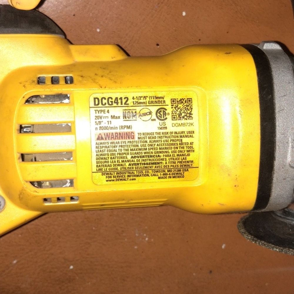 DeWalt Impact Driver & Cordless Angle Grinder